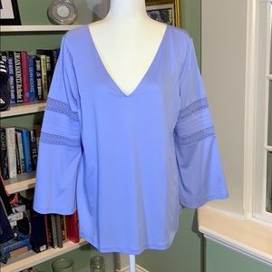 NWT Ann Taylor Bell Sleeve Top